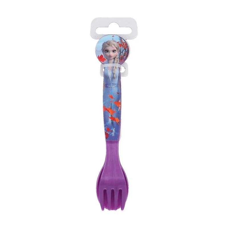 Set Posate per Bambini in Plastica Alimentare - Forchetta e Cucchiaio Made in Spain FROZEN
