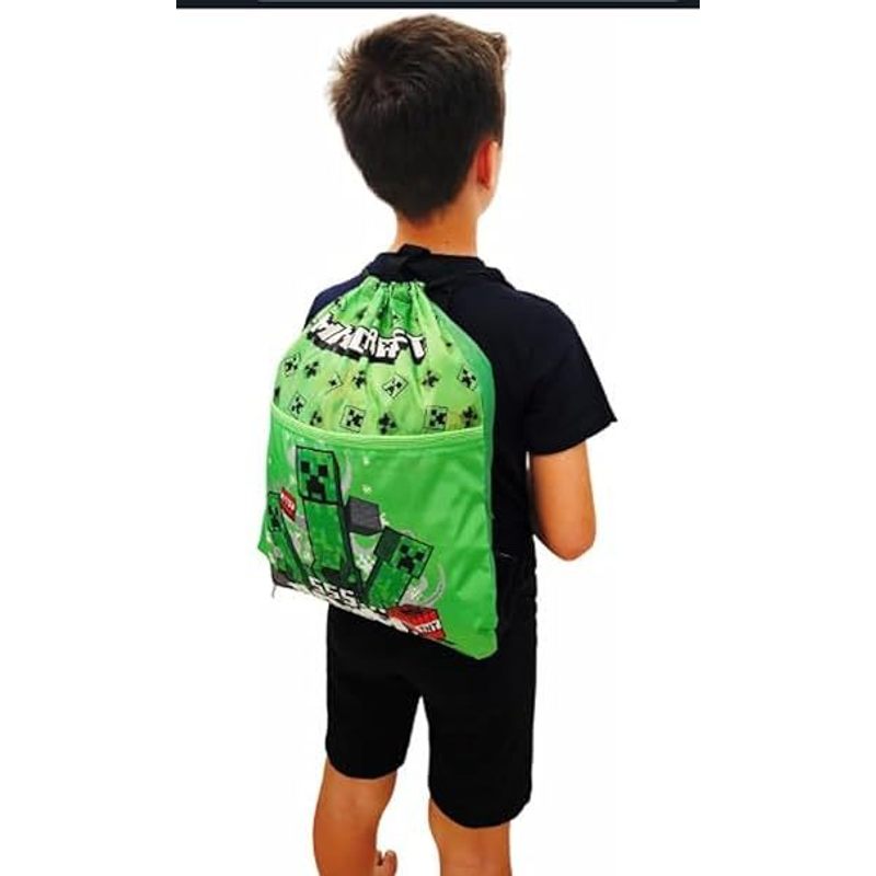 Sacca Sportiva per Bambino, Borsa Zaino per Asilo, Palestra, Piscina, Viaggio, Portascarpe Creeper