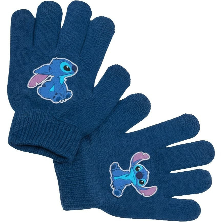 Set 3 Pezzi Stitch Cappello Guanti Scaldacollo Bambini Taglia Unica 5