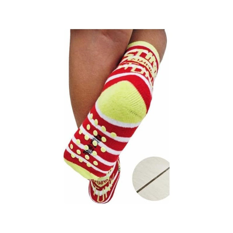 2 Paia Calzini Antiscivolo Ufficiali The Grinch - Calze Bambini Anti Scivolo Bimbi