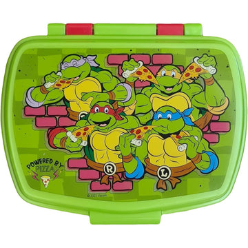 Contenitore Portapranzo Porta Merenda Scatola Sandwich Box per Bambini - Tartarughe Ninja