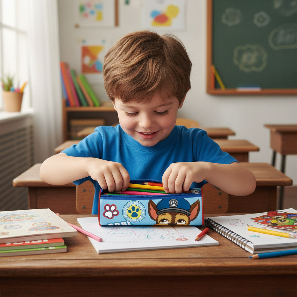 Portapenne Astuccio Borsellino Scuola e Asilo per Bambini 21x7x6cm