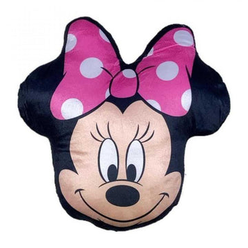 MINNIE MOUSE - Cuscino 3D Shaped Sagomato peluche Bambini in Poliestere con la Forma sagoma sonaggio Topolina