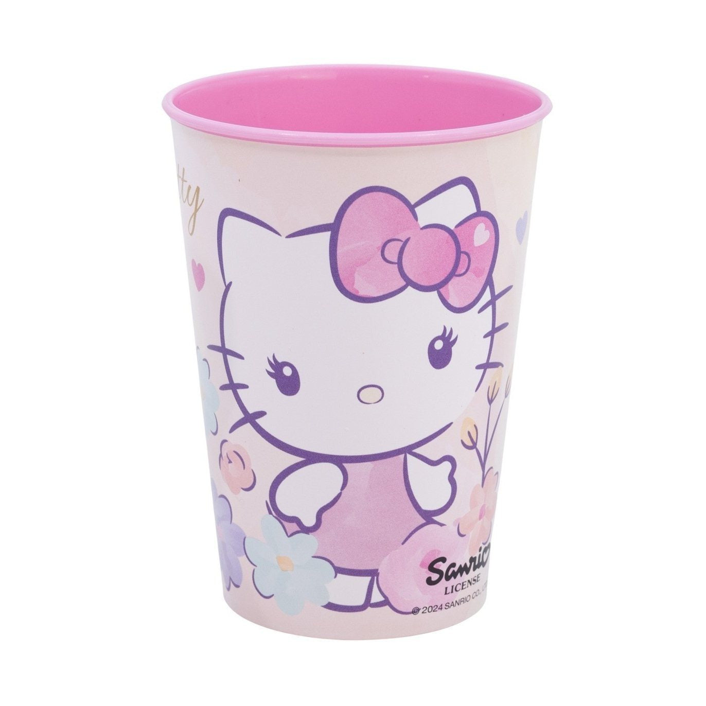 Set di stoviglie riutilizzabile per bambini bicolore – Set composto da 3 pezzi: Piatto, ciotola e bicchiere per bambini e bebé HELLO KITTY