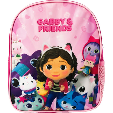Zaino per bambini Zainetto Asilo Infanzia per la Scuola e tempo libero con chiusura lampo GABBYs DOLLHOUSE