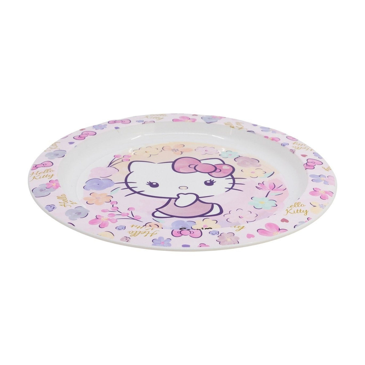 Set di stoviglie riutilizzabile per bambini bicolore – Set composto da 5 pezzi: Piatto, ciotola, bicchieri e posate per 