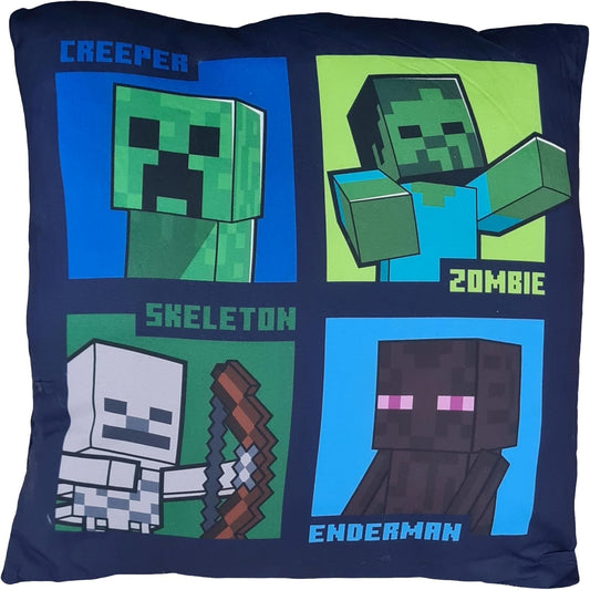 MINECRAFT - Cuscino ufficiale Arredo 40x40 cm morbido con imbottitura 100% poliestere