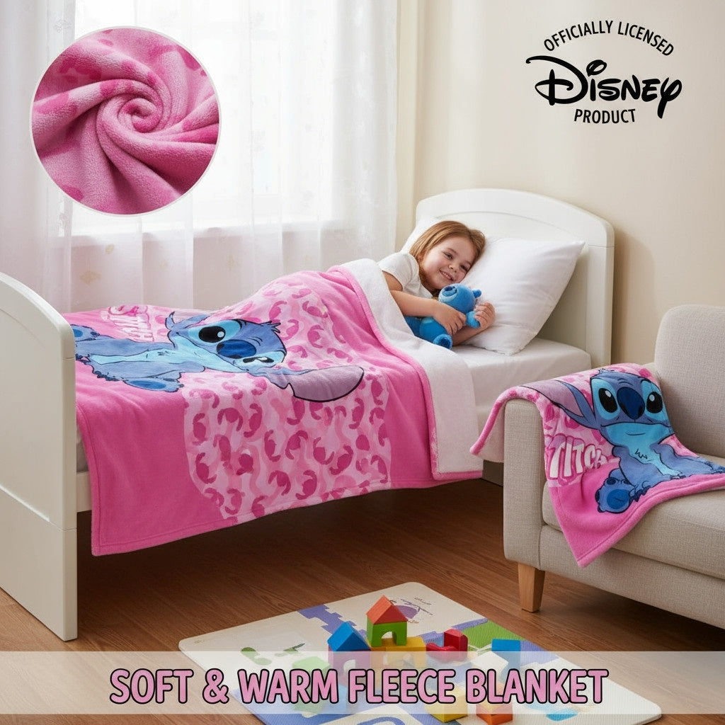 Coperta Ufficiale Plaid Morbida e Calda 100x140cm per Bambini Pile con stampa Idea Regalo