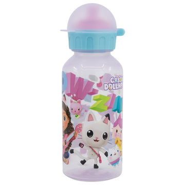 Borraccia Sport GABBY'S DOLLHOUSE in plastica per Bambini 400ML con beccuccio e tappo