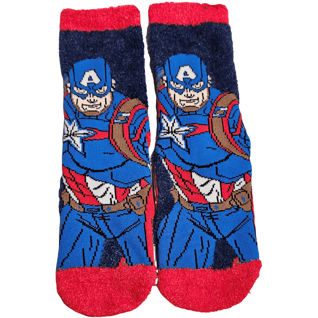2 paia Calzini HULK Antiscivolo Ufficiali Calze Bambini Bimbi Avengers