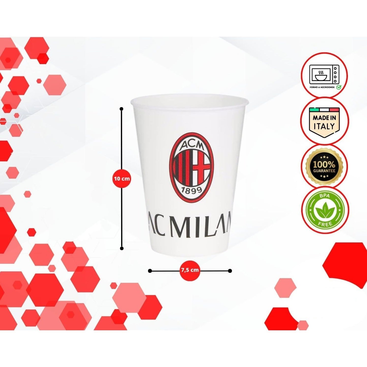 Set Piatti, Gadget Bambini Regalo Scuola - Idea Compleanno Bimbo – Piatto Blu Piano e Fondo Bicchiere 260 ml in Plastica Rigida Lavabili adatti al Microonde