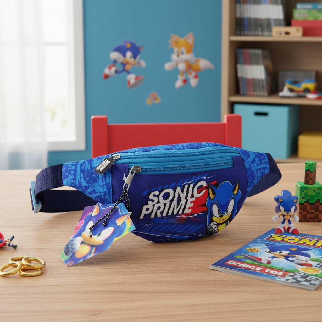 Borsello Bambino Marsupio Tracolla Ragazzo Spalla Regolabile Marsupio Viaggio Sportivo Tempo Libero Gadget con 2 Tasche 