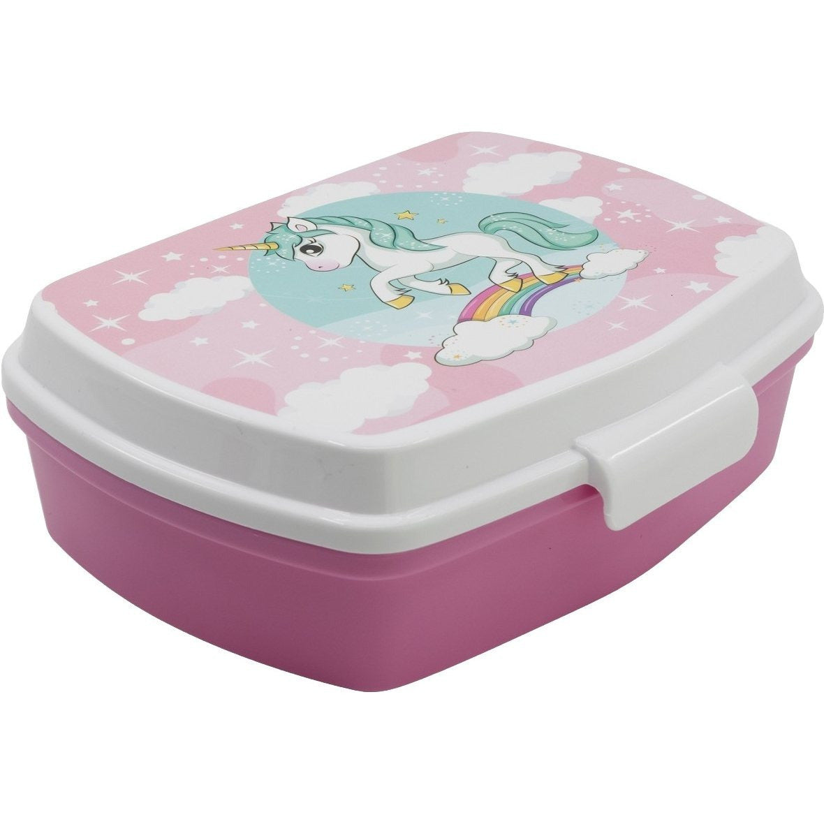 Contenitore Portapranzo Porta merenda Scatola Sandwich Box  Bambini (Unicorno bambina)