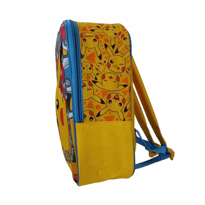 POKEMON - Zaino 3D Bambino per Scuola e Asilo Tempo Libero - Design Pratico e Capiente con sacca per borraccia