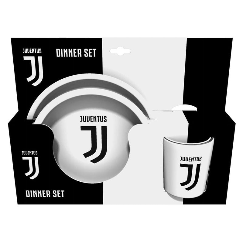 Kit Set Regalo 3 pezzi Piatto fondo + Piatto piano +Tazza in confezione regalo Tifoso Senza BPA  Ragazzi Prodotto Uffici