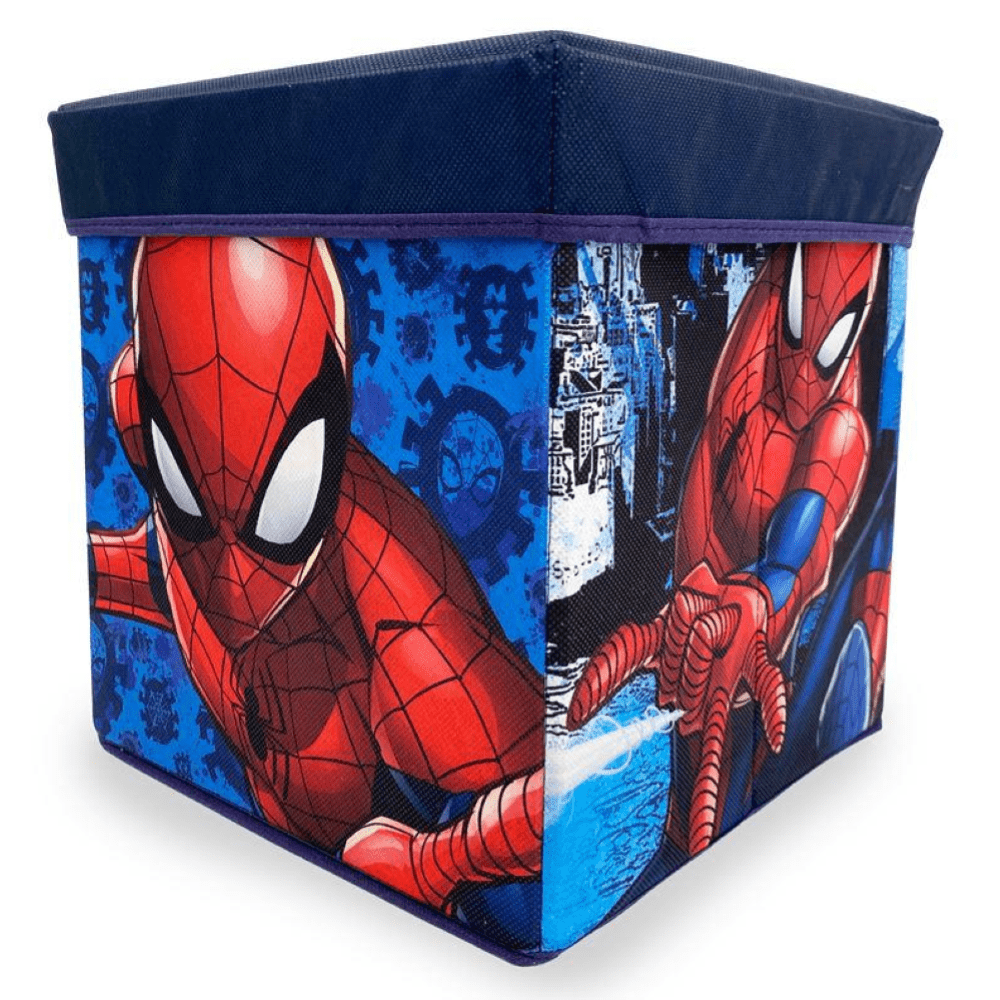 Pouf per bambini multifunzione contenitore porta oggetti per sedersi 30 cm Spider