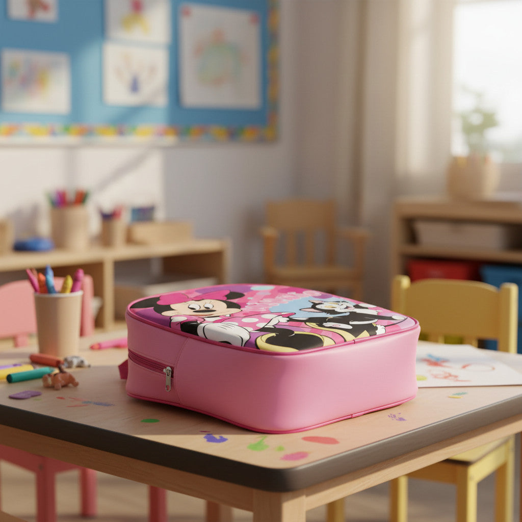 Zaino per bambini Zainetto Asilo Infanzia per la Scuola e tempo libero con chiusura lampo (per MINNIE)