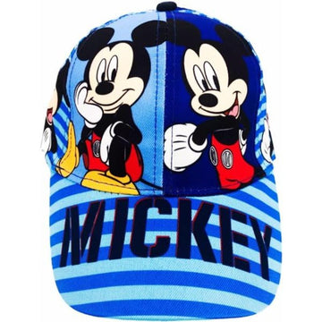 Cappello con Visiera da Ragazzo/Bambino Berretto da Baseball Regolabile Mickey Mouse