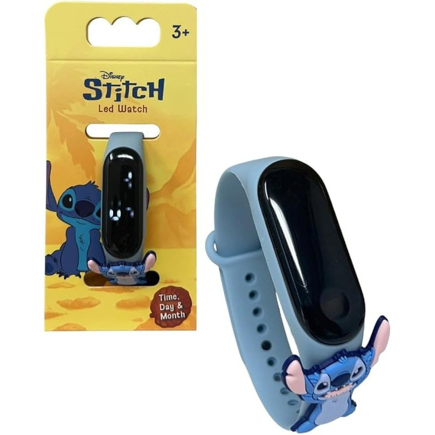 STITCH - Orologio digitale per Bambini Led con pin 3D