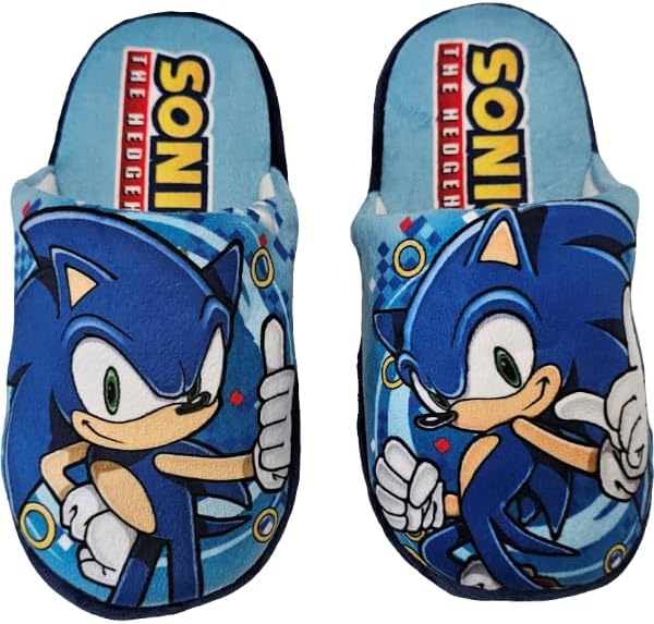 Ciabatte Pantofole  Bambini e Ragazzi Morbide e Calde  SONIC Taglia 34