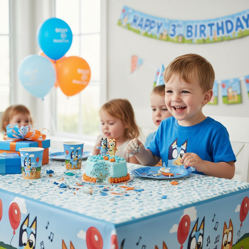 Tovaglia decorazione per compleanno dei bambini e feste a tema, Rettangolare, 120 cm x 180 cm, lavabile