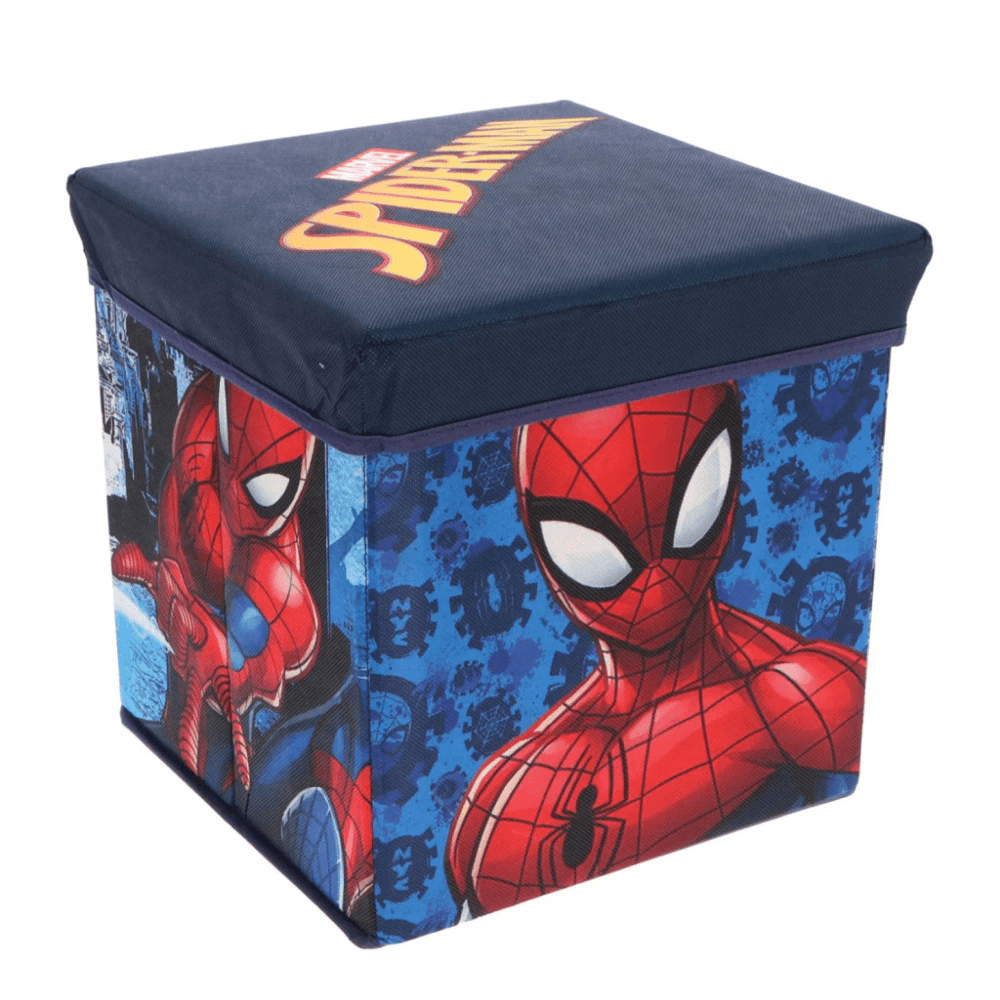 Pouf per bambini multifunzione contenitore porta oggetti per sedersi 30 cm Spider
