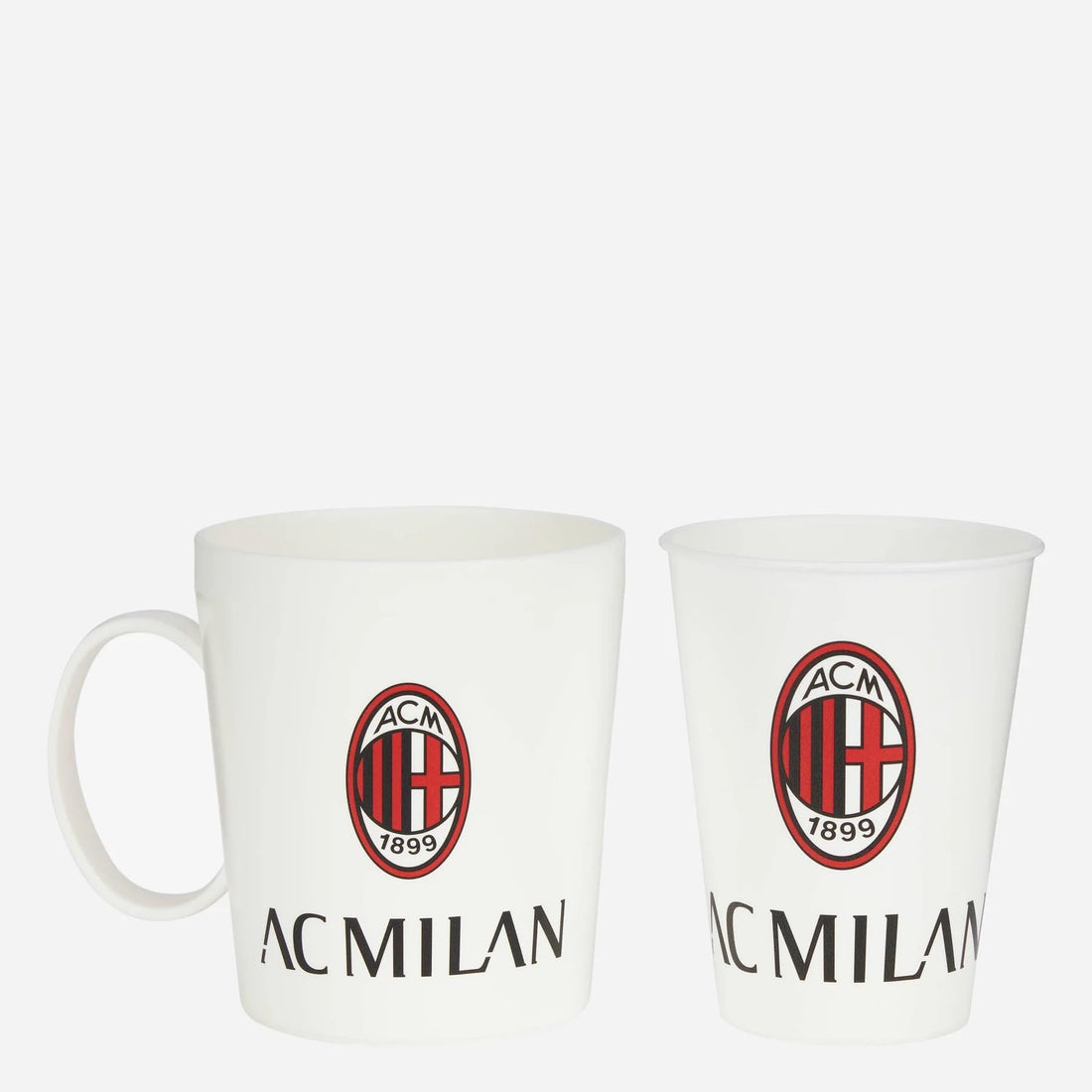 MILAN - Set Regalo Bicchiere + Tazza in confezione regalo Tifoso Senza BPA per Ragazzi Prodotto Ufficiale