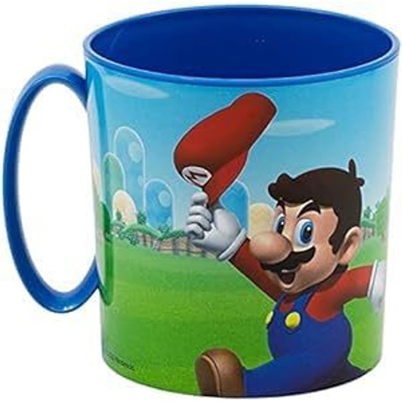 Set Merenda Colazione 2 Pezzi con Tovaglietta Ripiegabile Morbida Sottopiatto Pieghevole e Tazza Bicchiere 350ml  Microo