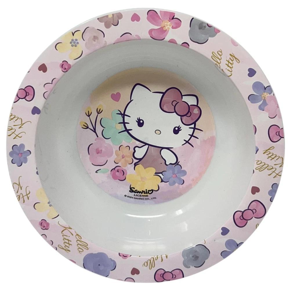 Set di stoviglie riutilizzabile per bambini bicolore – Set composto da 5 pezzi: Piatto, ciotola, bicchieri e posate per 