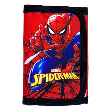 Portafoglio per bambini e ragazzi portafogli con portamonete e portatessere SPIDER