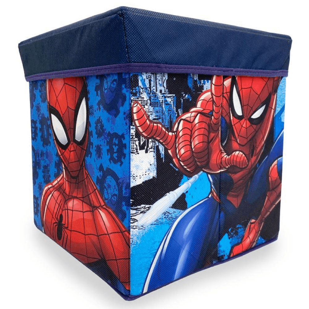 Pouf per bambini multifunzione contenitore porta oggetti per sedersi 30 cm Spider