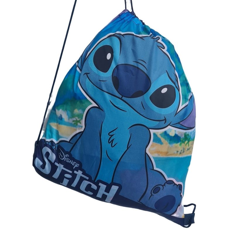 Sacca Sportiva  Bambino, Borsa Zaino  Asilo, Palestra, Piscina, Viaggio, Portascarpe (STITCH)