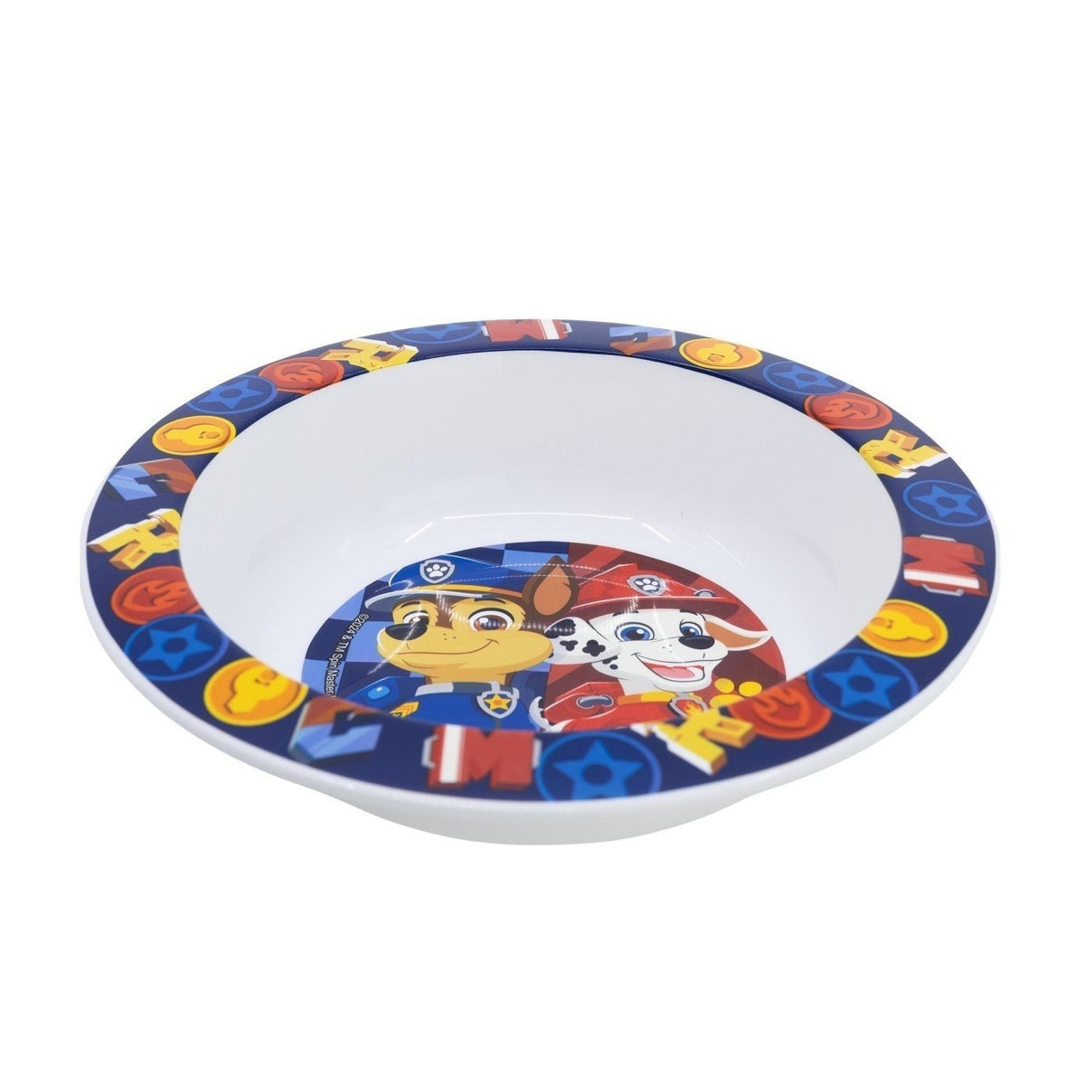 Set di stoviglie riutilizzabile per bambini bicolore – Set composto da 5 pezzi: Piatto, ciotola, bicchieri e posate per 
