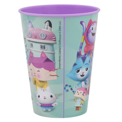 Set 2 Bicchieri per Bambini 260 ml in plastica Regalo per Ragazzi GABBY