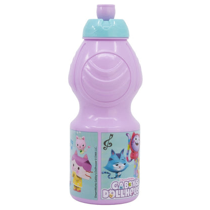 Borraccia Sport in plastica Bottiglia per Bambini 400ML con beccuccio retraibile