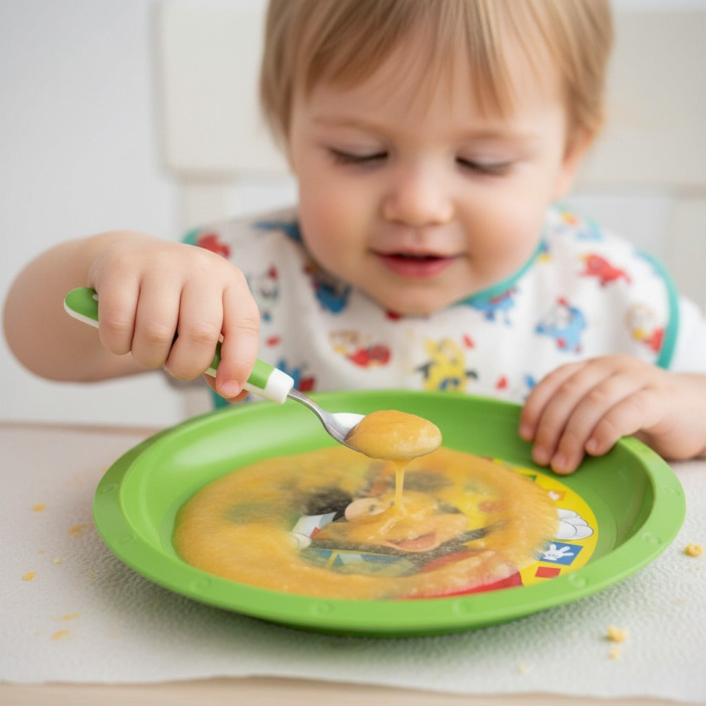 Piatto riutilizzabile in Polipropilene per bambini e bebé - TOPOLINO