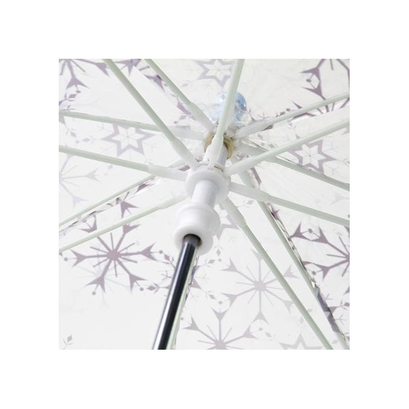 FROZEN - Ombrello da Pioggia Trasparente e Multicolore unisex a campana per bambini