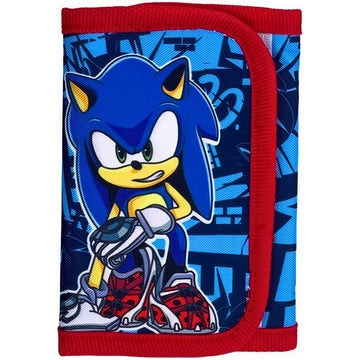Portafoglio  bambini e ragazzi Pokemo portafogli con portamonete e portatessere ( SONIC)