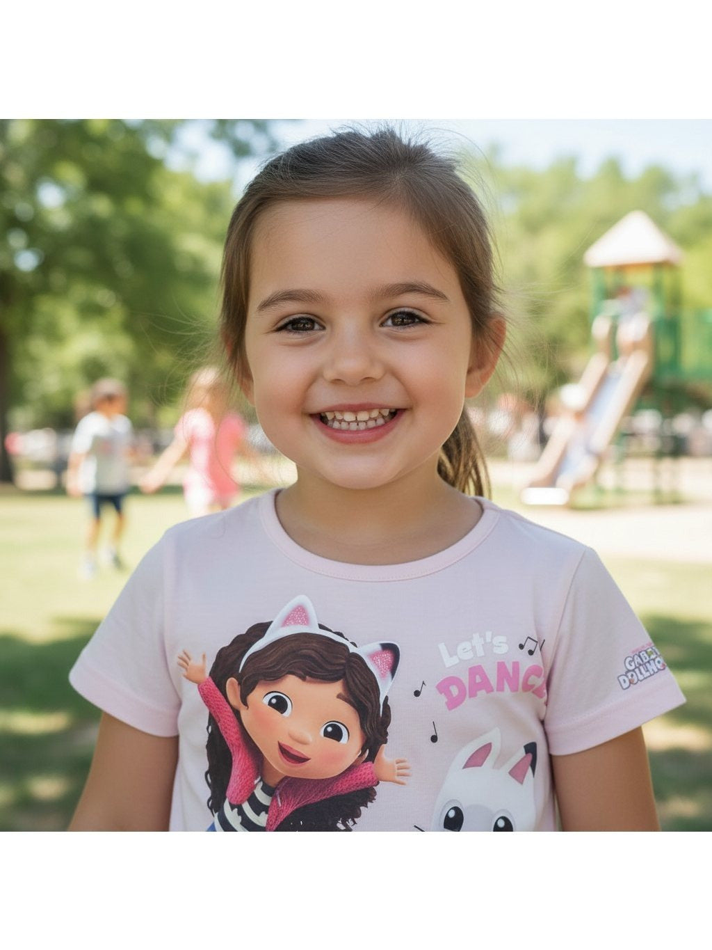 Maglietta 100% Cotone per Bambina Maglia T-Shirt Abbigliamento Ragazza - GABBY
