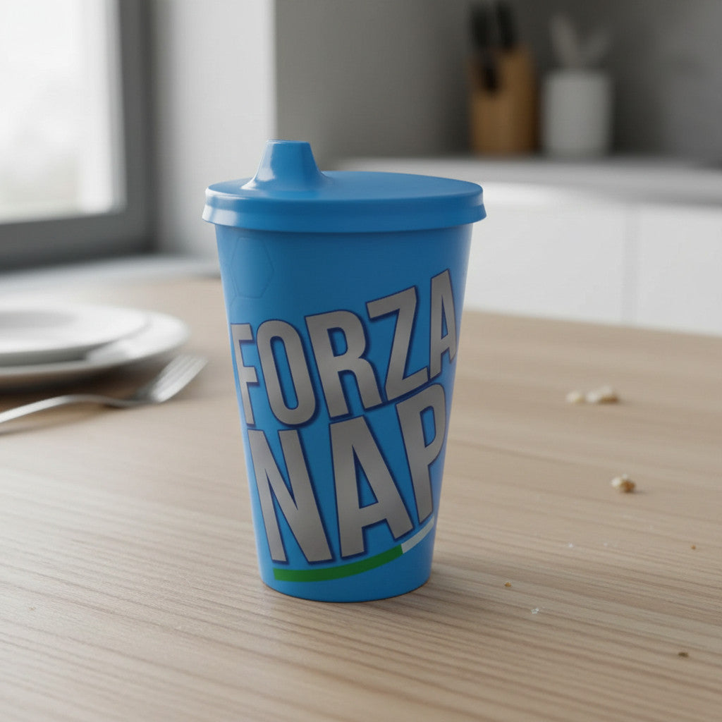 Kids Cup Con Cannuccia e coperchio Riutilizzabile - 430 ml