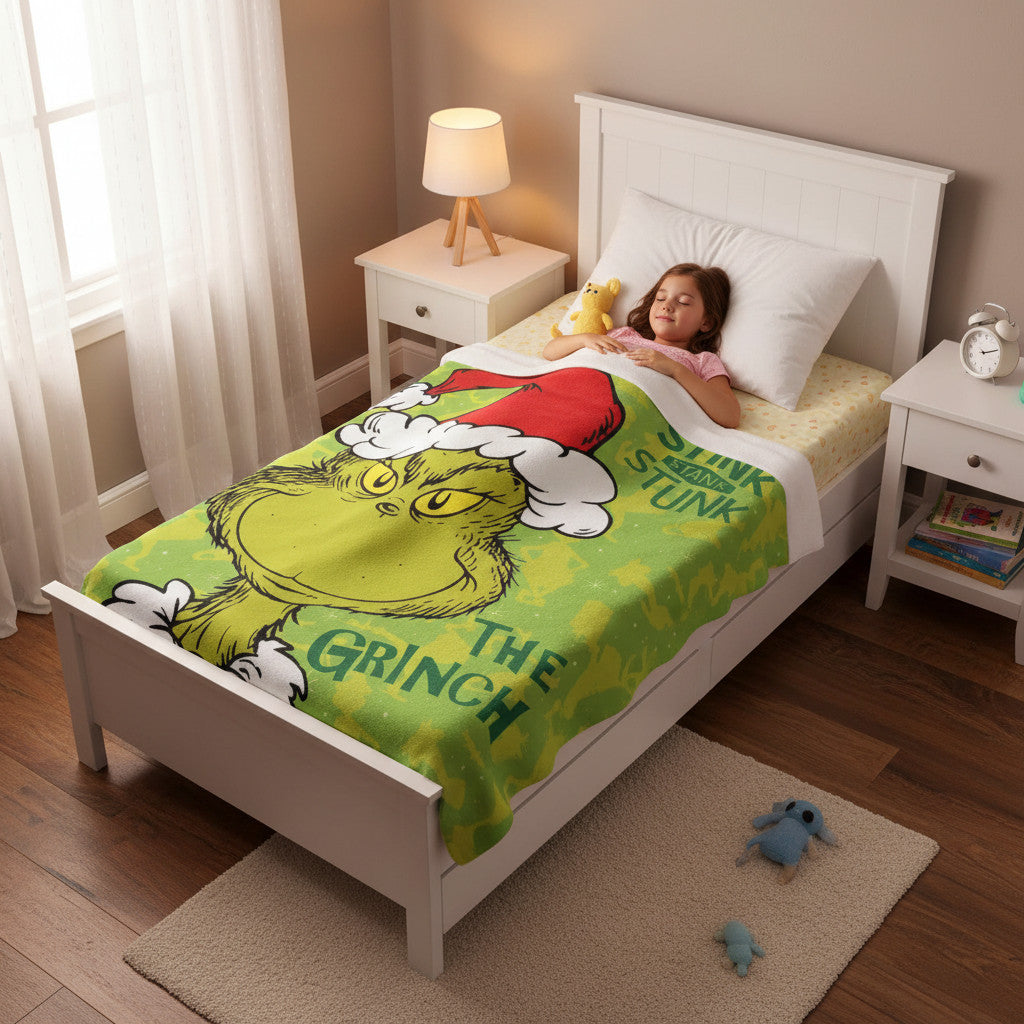 Coperta Ufficiale Plaid Morbida e Calda 100x140cm per Bambini Pile con stampa Idea Regalo
