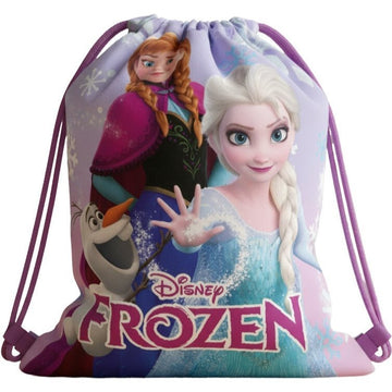 Sacca Sportiva con manici per Bambina, Borsa Coulisse Zaino per Asilo, Palestra, Piscina, Viaggio, Portascarpe