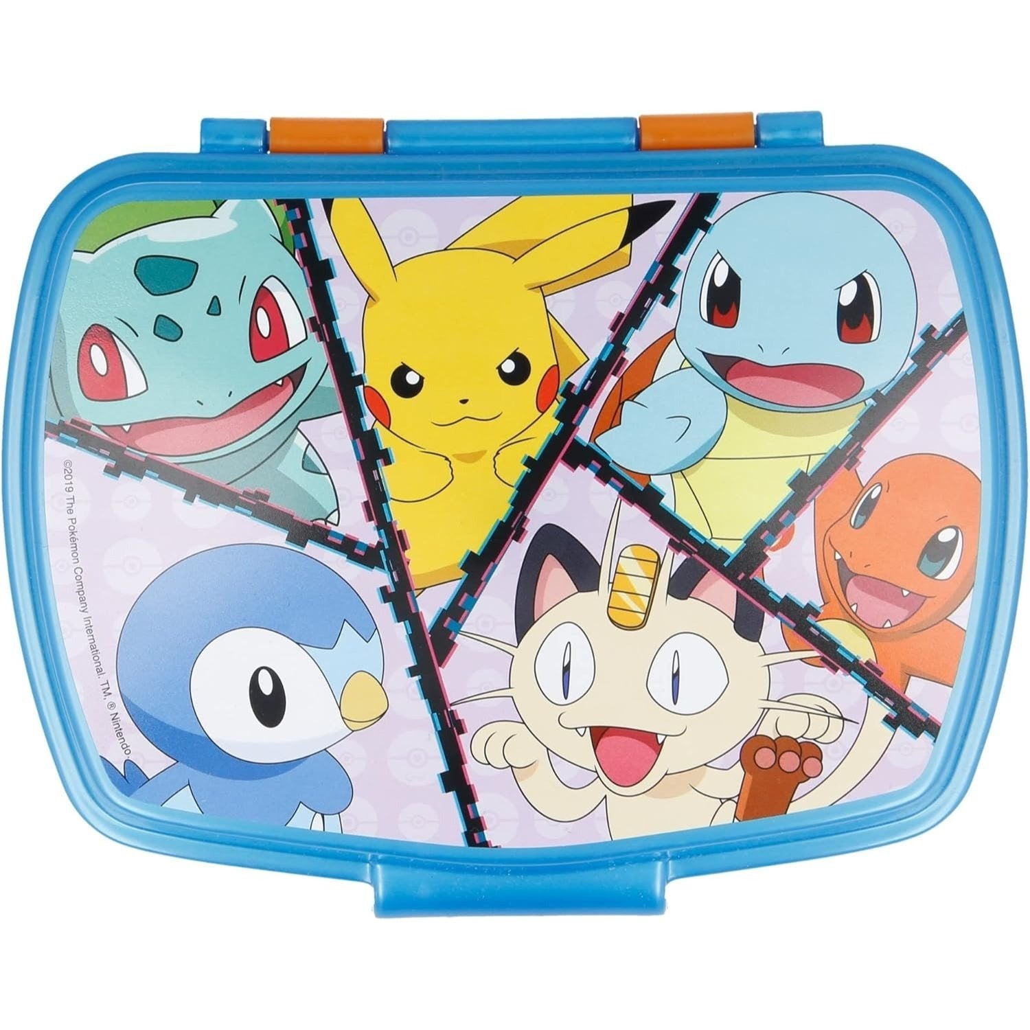 POKEMON - Contenitore Portapranzo Porta merenda Scatola Sandwich Box per Bambini - BPA Free