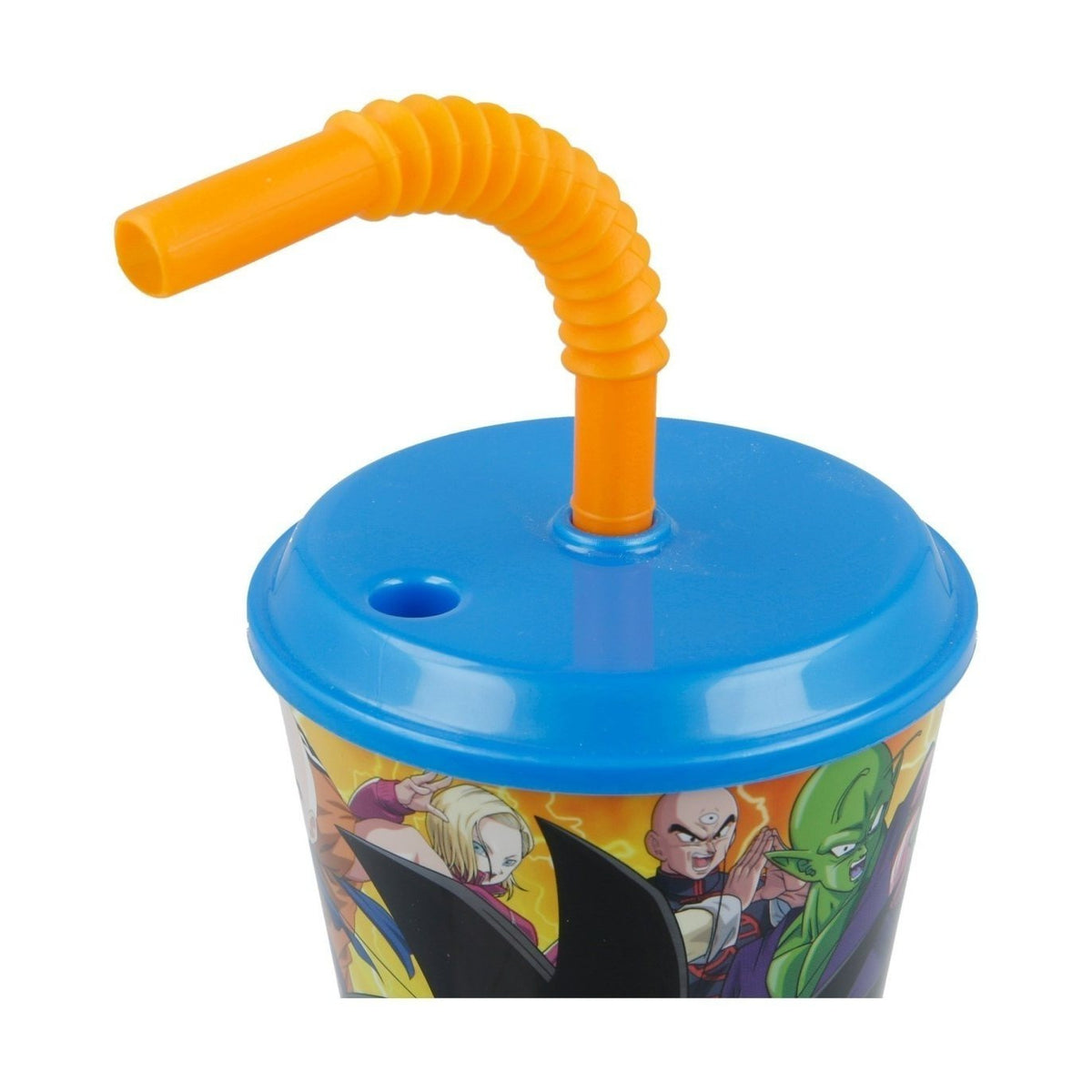 Kids' Cup Con Cannuccia e coperchio Riutilizzabile - 430 ml - DRAGONBALL