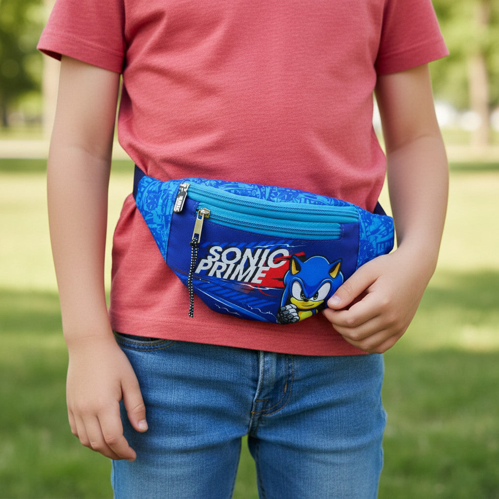 Borsello Bambino Marsupio Tracolla Ragazzo Spalla Regolabile Marsupio Viaggio Sportivo Tempo Libero Gadget con 2 Tasche 