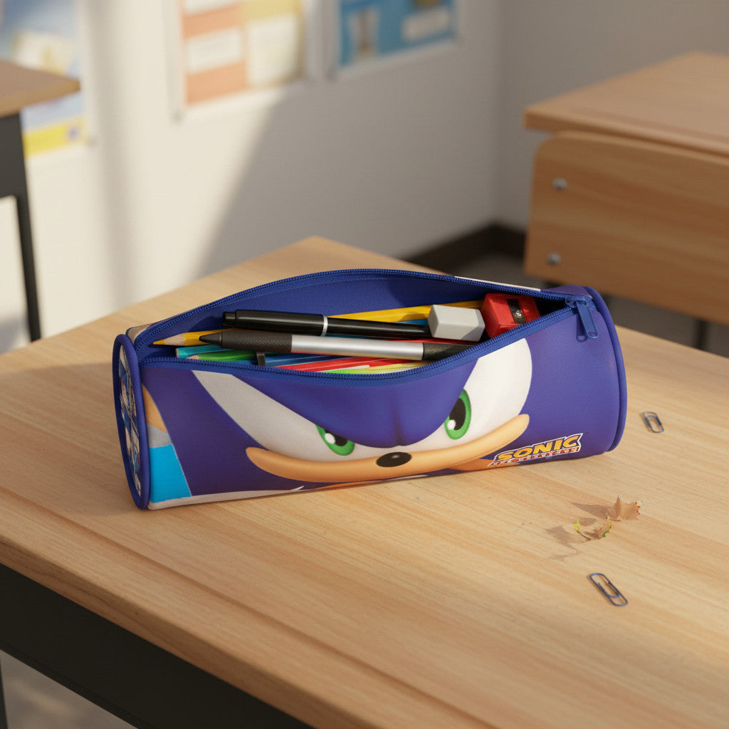 Portapenne Astuccio Borsellino Scuola e Asilo per Bambini 21x7x6cm