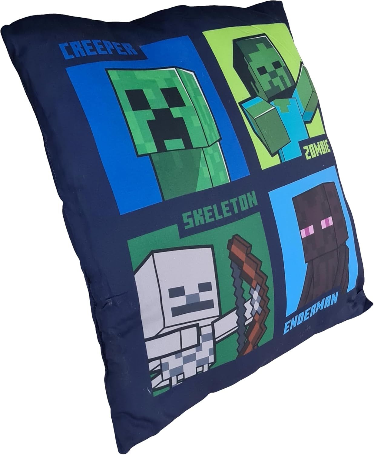 MINECRAFT - Cuscino ufficiale Arredo 40x40 cm morbido con imbottitura 100% poliestere