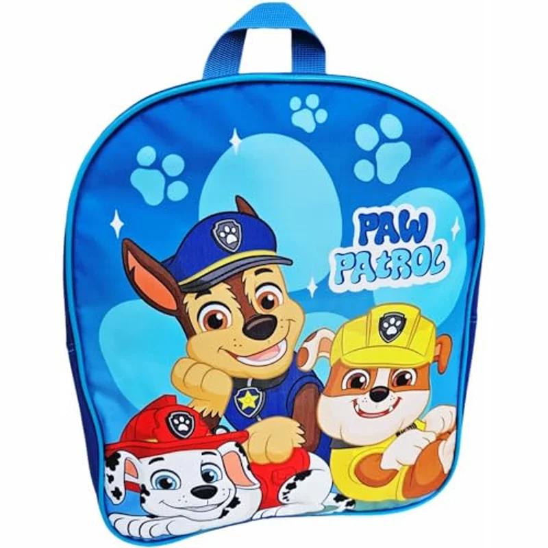PAW PATROL - Zaino per bambini Zainetto Asilo Infanzia per la Scuola e tempo libero con chiusura lampo Cuccioli