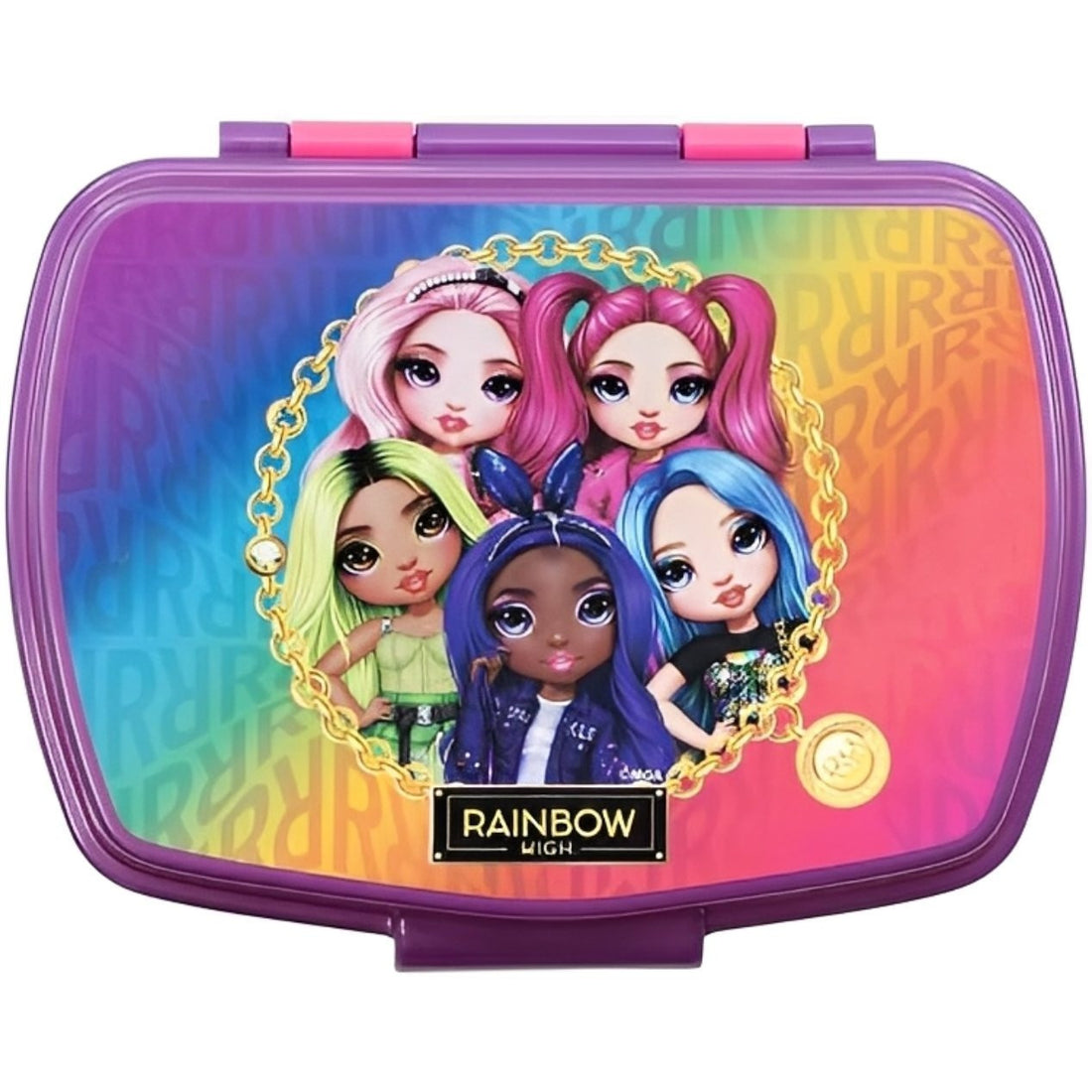 Contenitore Portapranzo Porta Merenda Scatola Sandwich Box Bambini Rainbow High