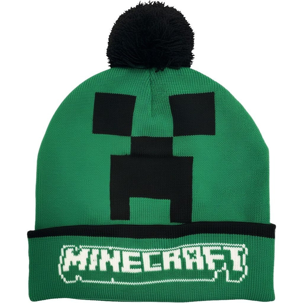 Berretto Invernale Minecraft Bambini con Pon Pon Taglia Unica 7
